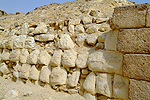 Erosion of limestone mastaba of Senegemib-mehu