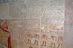 Painted wall relief in mastaba of Neferbauptah