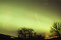 TO24010JH Aurora & Passing Aircraft