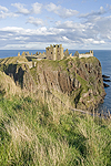 Dunnottar Castle near entrance clifftop