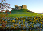 Duffus Castle in Northern Scotland near Lossiemouth