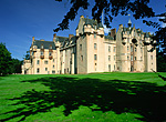 Fyvie Castle near Turriff in Aberdeenshire sunshine