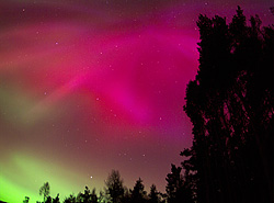 Digital photo of Aurora Borealis Corona on 20thNov2003