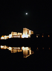 Philae Temple in Moonlight on Egyptian Cruise Tour