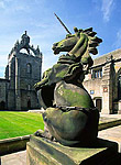Kings College Quad of Aberdeen Ancient University and Harry Potter leanings