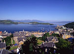  View to Isles from the McCaig Tower on Scottish West Coast